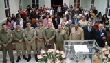Pr Wolff ministra em culto de militares em Porto Belo-SC