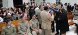 Pr Wolff ministra em culto de militares em Porto Belo-SC