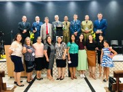 Igreja abençoada num culto maravilhoso