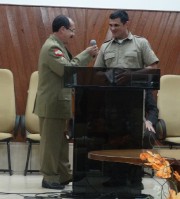 Deus fez grandes obras em Porto Belo em Culto de Militares da UMESC