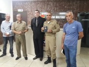 2ª Cia de Sombrio recebe Bíblia Sagrada