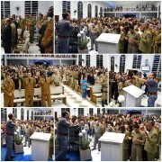 Muitas vidas edificadas no Congresso de Militares em Garuga