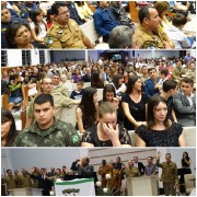 Muitas vidas edificadas no Congresso de Militares em Garuga
