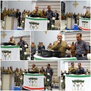 Muitas vidas edificadas no Congresso de Militares em Garuga