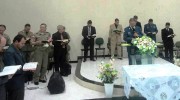 Igreja Assembléia de Deus de Ascurra recebe militares da UMESC