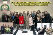 Igreja Assembléia de Deus de Ascurra recebe militares da UMESC