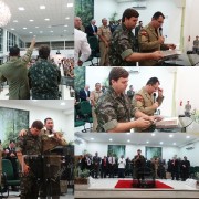 Muitas bênçãos recebida neste culto