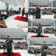 Muitas bênçãos recebida neste culto