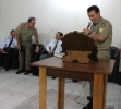 Culto de Militares em Barra Velha 1 casal aceitou a Jesus