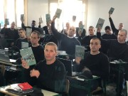 Bíblia do militar no 1º BPM - Itajaí