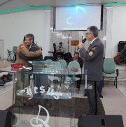 Mais um maravilhoso culto na sede de Biguaçu