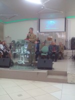 Culto em Biguaçu - Militares