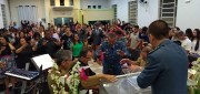 Culto repleto das Bençãos do Senhor