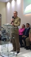 Estava uma benção o culto de militares 