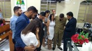 Estava uma benção o culto de militares 