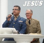 Almas foram salvas neste culto de militares em Indaial