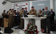 Almas foram salvas neste culto de militares em Indaial