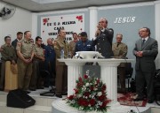 Almas foram salvas neste culto de militares em Indaial