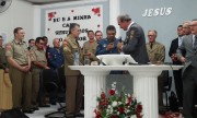 Almas foram salvas neste culto de militares em Indaial