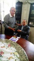 Visita ao Pr. Cesino - Presidente da GMUH