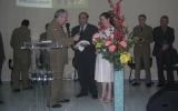 Bênçãos no culto de Militares em Cel Vivida-PR