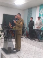 Presença de Deus no culto em Lages