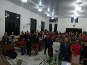 Presença de vários militares neste belo culto