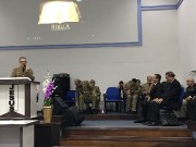 IEAD sede de Indaial com os militares