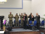 IEAD sede de Indaial com os militares