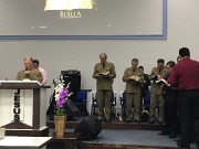 IEAD sede de Indaial com os militares
