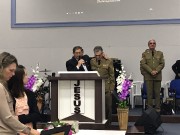 IEAD sede de Indaial com os militares