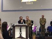 IEAD sede de Indaial com os militares