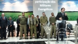 Três vidas para Jesus em Culto de Militares em BC