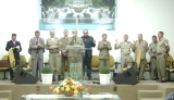Foi realizado um culto de militares na cidade de Biguaçu, em 30.08.09.