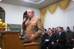 Culto em Imbituba, organizado pela diretoria do GRUMEIMBI, com a participação de militares de diversas denominações, com a participação de militares do Exército Policia Militar e Bombeiros militares, e a pessoa do Presidente da UMCEB/UMESC Cel Emilson.