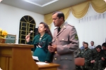 Culto em Imbituba, organizado pela diretoria do GRUMEIMBI, com a participação de militares de diversas denominações, com a participação de militares do Exército Policia Militar e Bombeiros militares, e a pessoa do Presidente da UMCEB/UMESC Cel Emilson.