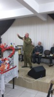 Culto de militares e homenagem ao dia da Mães