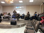 Vários militares presentes