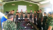 Culto militar no 62º BI Joinville - SC