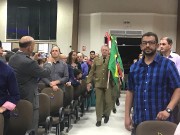Culto militar na cidade de São Bento do Sul