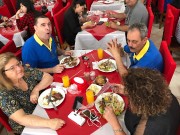 Momento de alegria e confraternização