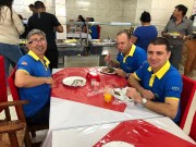 Degustação no encontro de líderes 