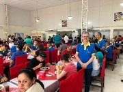 Momento de alegria e confraternização