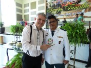 Mimos para as autoridades presentes