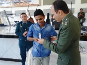 Mimos para as autoridades presentes