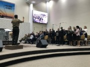 Grande e maravilhoso culto na sede de nossa Capital