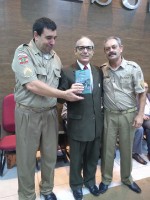 Benção no culto de missão Mina do Mato