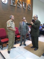 Benção no culto de missão Mina do Mato