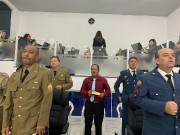 Varios militares presentes