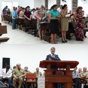 Deus fez grandes coisas neste culto